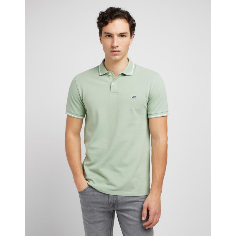 Polo pánské  Lee 112349953 pique polo intuition grey
