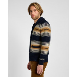 Pánský svetr Lee 112357966 frontier cardigan navy