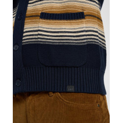 Pánský svetr Lee 112357966 frontier cardigan navy