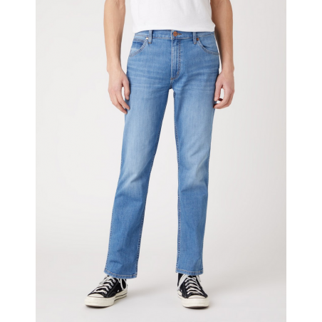 Pánské džíny Wrangler W15QQ148S Greensboro light strike