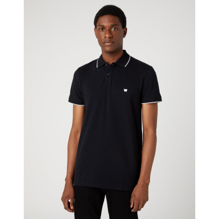 Pánské polo Wrangler 112324468 W7BHK4100 black