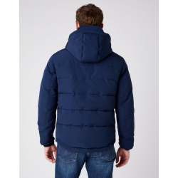 Pánská bunda Wrangler W4D7WW114 puffer jacket navy, zimní