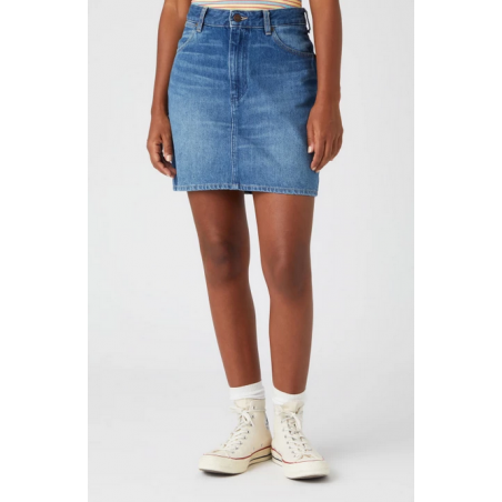 Sukně Wrangler W22VSF428 Mom Skirt Vintage sky
