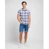 Košile pánská Lee 112349936 SS western shirt medieval blue